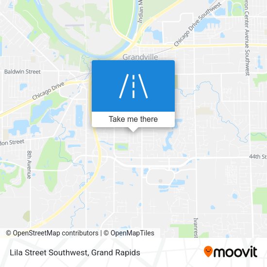 Lila Street Southwest map