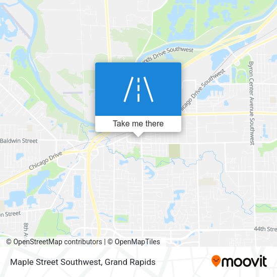 Maple Street Southwest map
