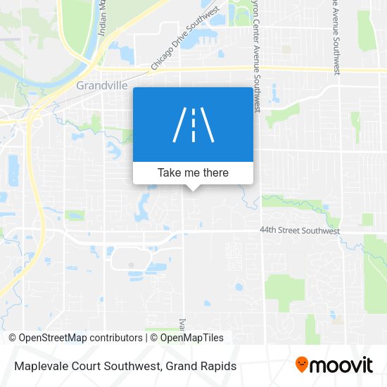 Maplevale Court Southwest map
