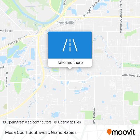 Mapa de Mesa Court Southwest
