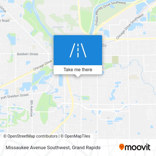 Mapa de Missaukee Avenue Southwest