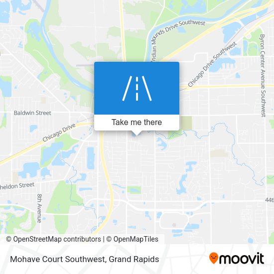 Mohave Court Southwest map