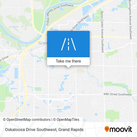 Oskaloosa Drive Southwest map