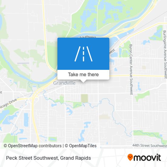 Peck Street Southwest map