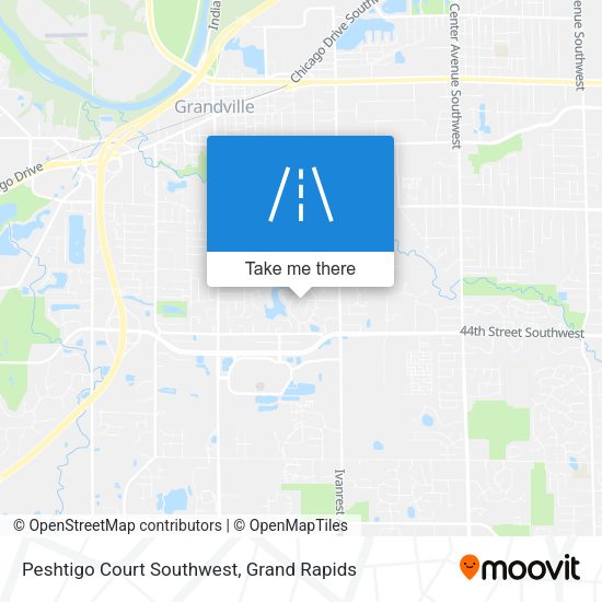 Peshtigo Court Southwest map