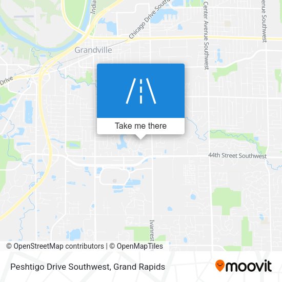 Mapa de Peshtigo Drive Southwest