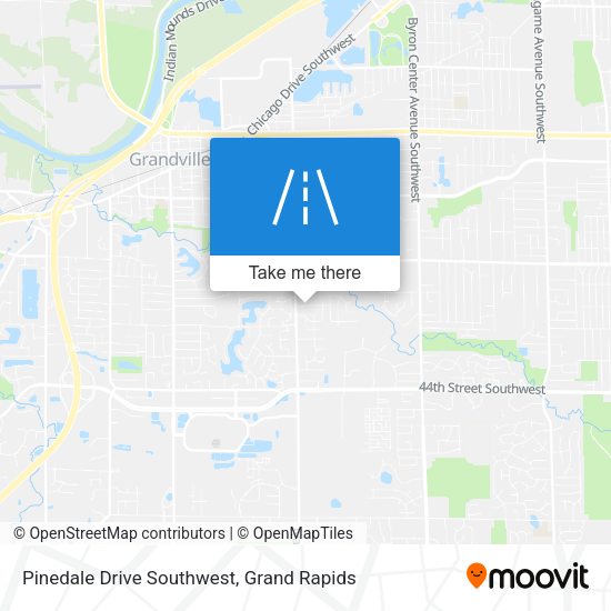 Mapa de Pinedale Drive Southwest