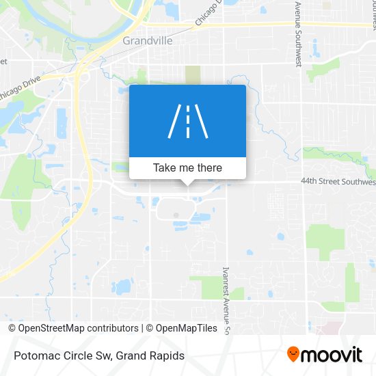 Potomac Circle Sw map