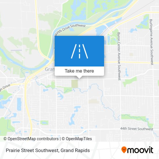 Mapa de Prairie Street Southwest