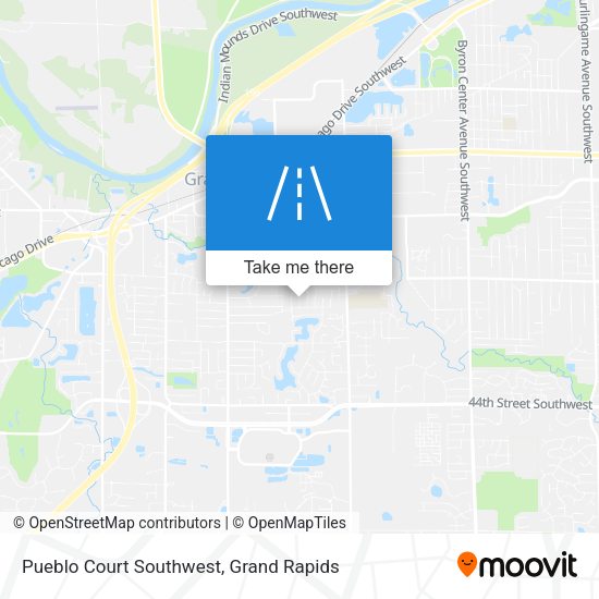 Mapa de Pueblo Court Southwest