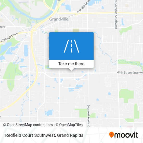 Redfield Court Southwest map