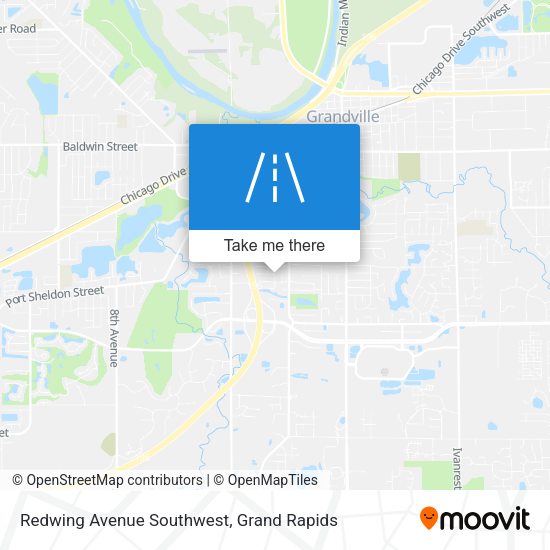 Mapa de Redwing Avenue Southwest