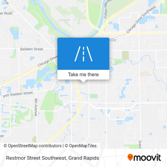 Mapa de Restmor Street Southwest