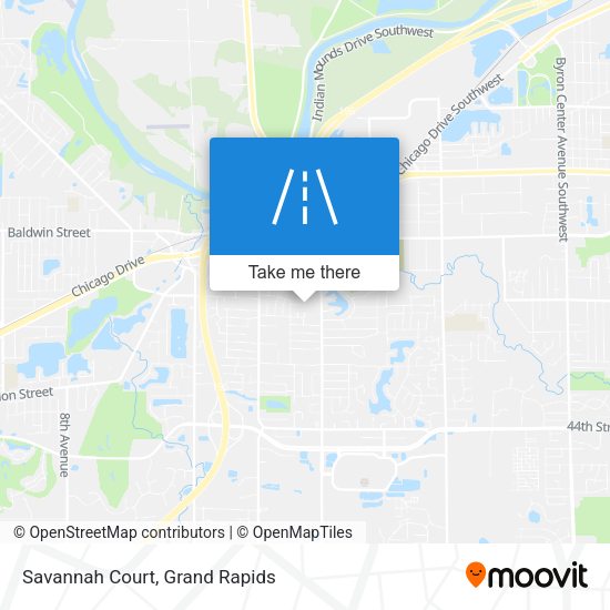 Savannah Court map