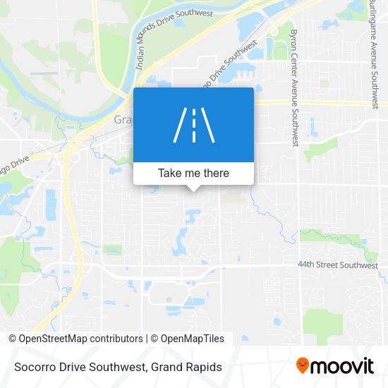 Socorro Drive Southwest map