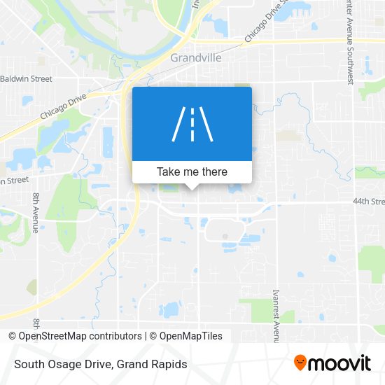South Osage Drive map
