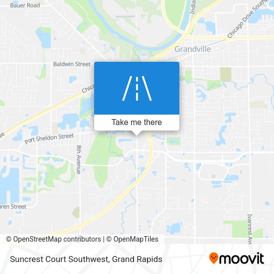 Suncrest Court Southwest map