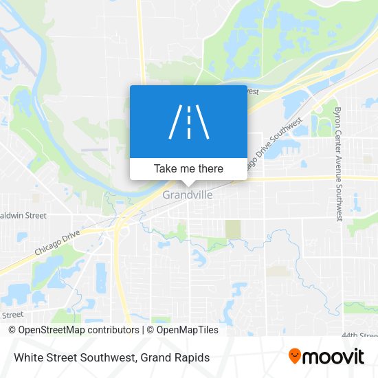 White Street Southwest map