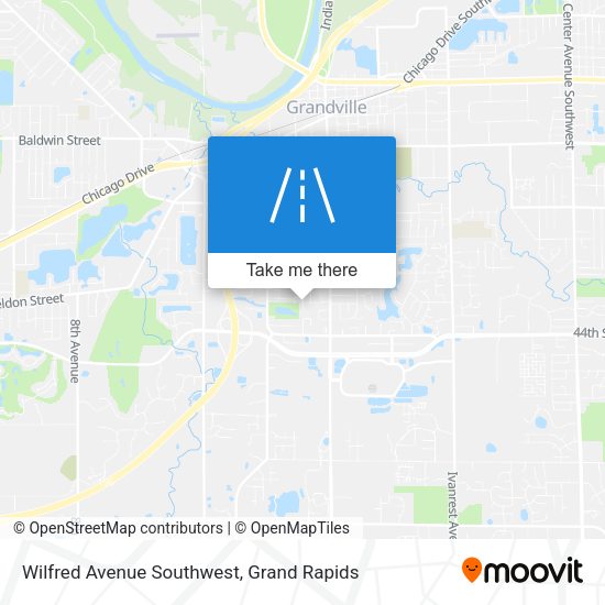 Mapa de Wilfred Avenue Southwest