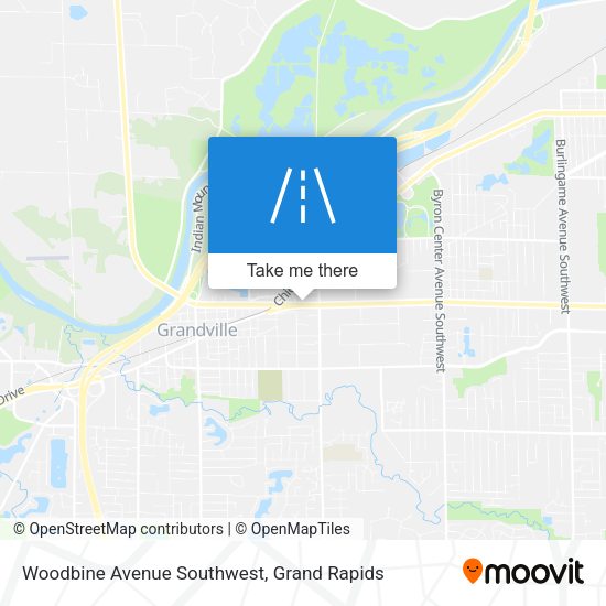Mapa de Woodbine Avenue Southwest