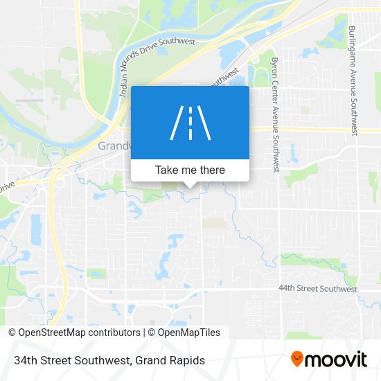 Mapa de 34th Street Southwest