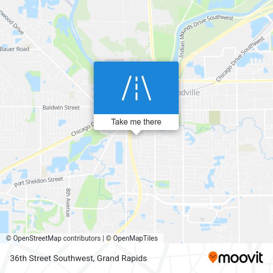 Mapa de 36th Street Southwest