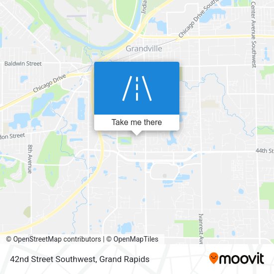 Mapa de 42nd Street Southwest