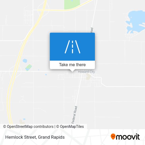 Mapa de Hemlock Street