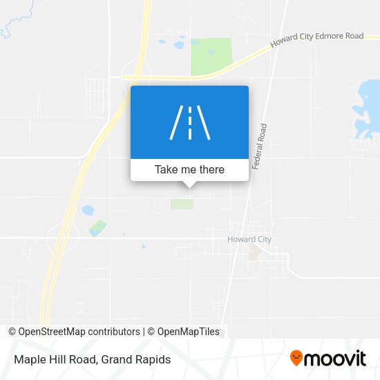 Maple Hill Road map