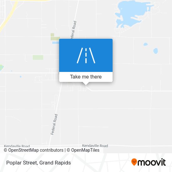 Mapa de Poplar Street