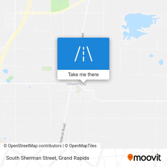 South Sherman Street map