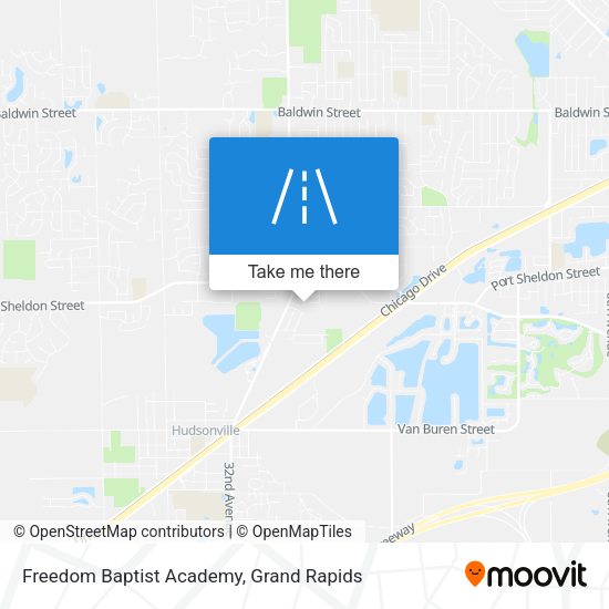 Freedom Baptist Academy map