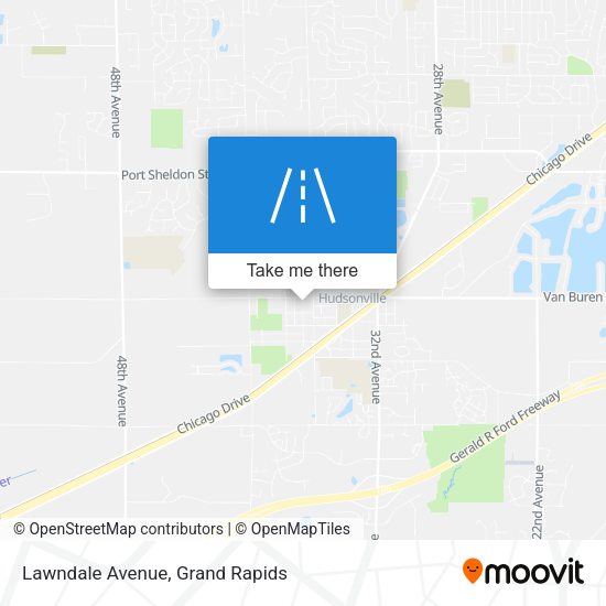 Mapa de Lawndale Avenue