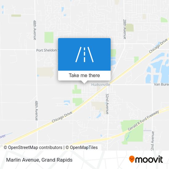 Marlin Avenue map