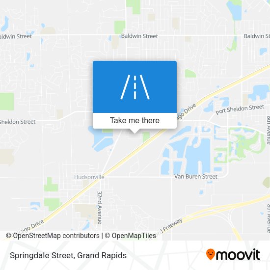 Mapa de Springdale Street
