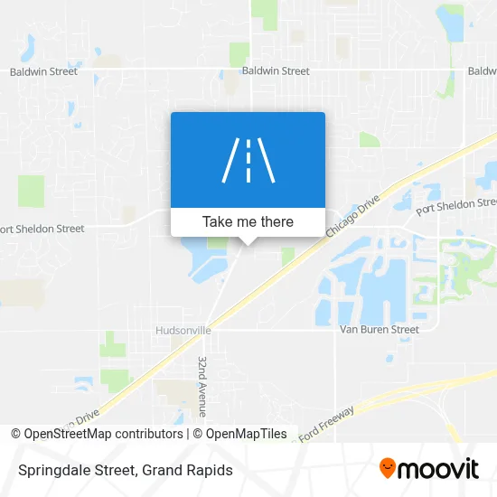 Springdale Street map