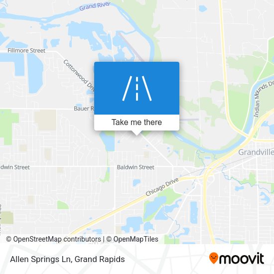 Mapa de Allen Springs Ln
