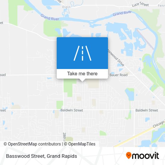 Basswood Street map