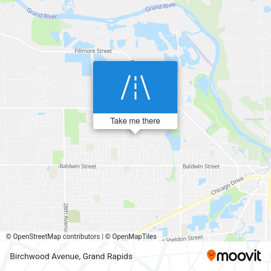 Birchwood Avenue map