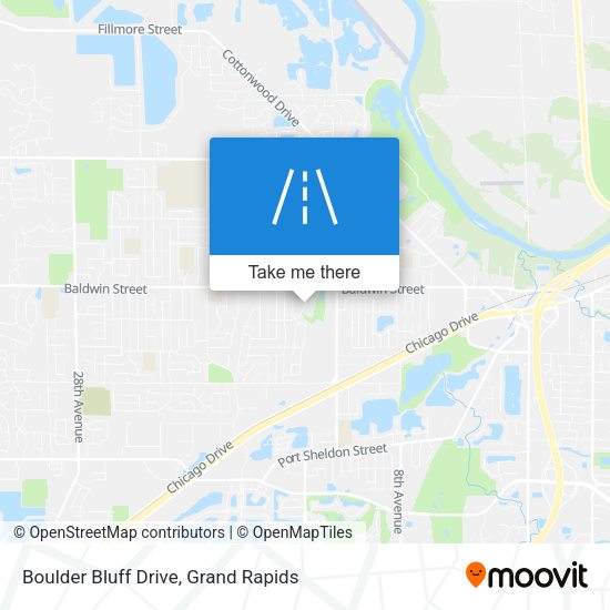 Mapa de Boulder Bluff Drive
