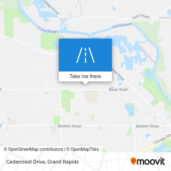 Mapa de Cedarcrest Drive