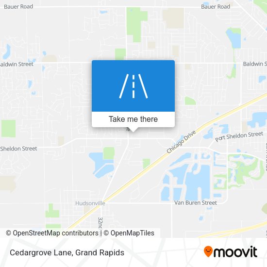 Cedargrove Lane map