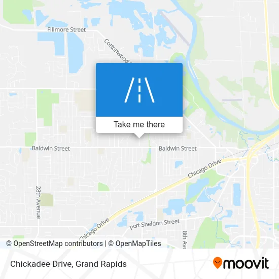 Chickadee Drive map