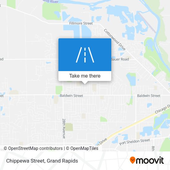 Chippewa Street map