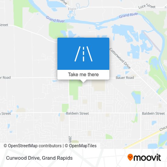 Curwood Drive map