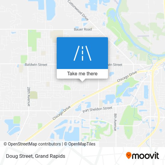 Doug Street map