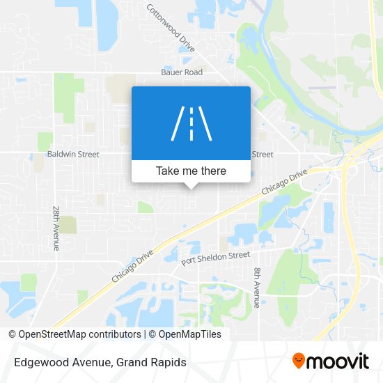 Edgewood Avenue map