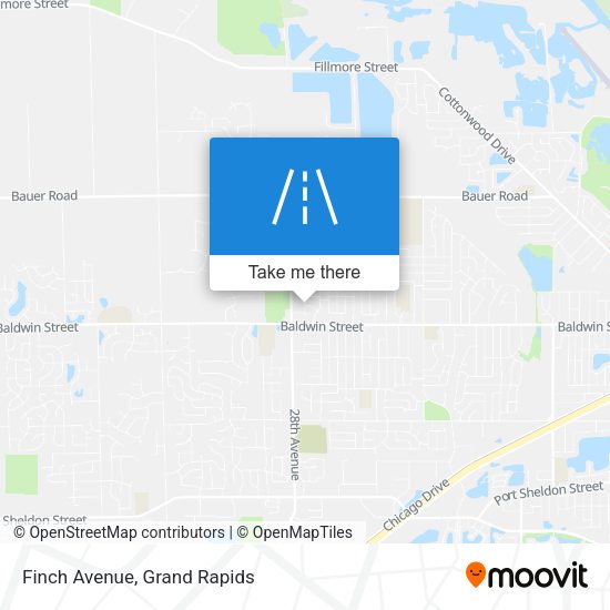Mapa de Finch Avenue