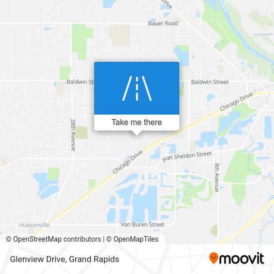 Glenview Drive map