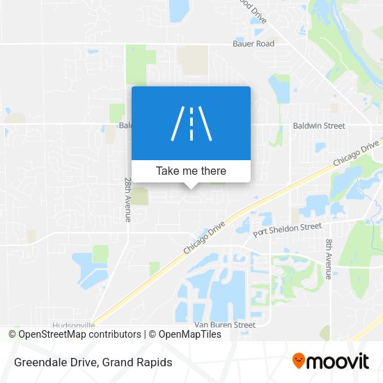 Greendale Drive map